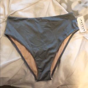 Pacsun high waisted grey bathing suit bottoms